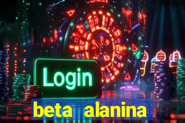 beta alanina aumenta a pressao